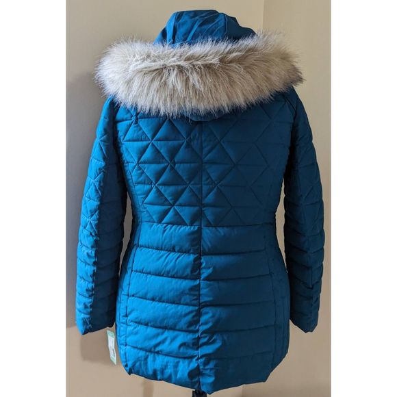Stitch Fix Marc New York Risor Quilted Puffer Coat in Teal Green - Picture 3 of 11